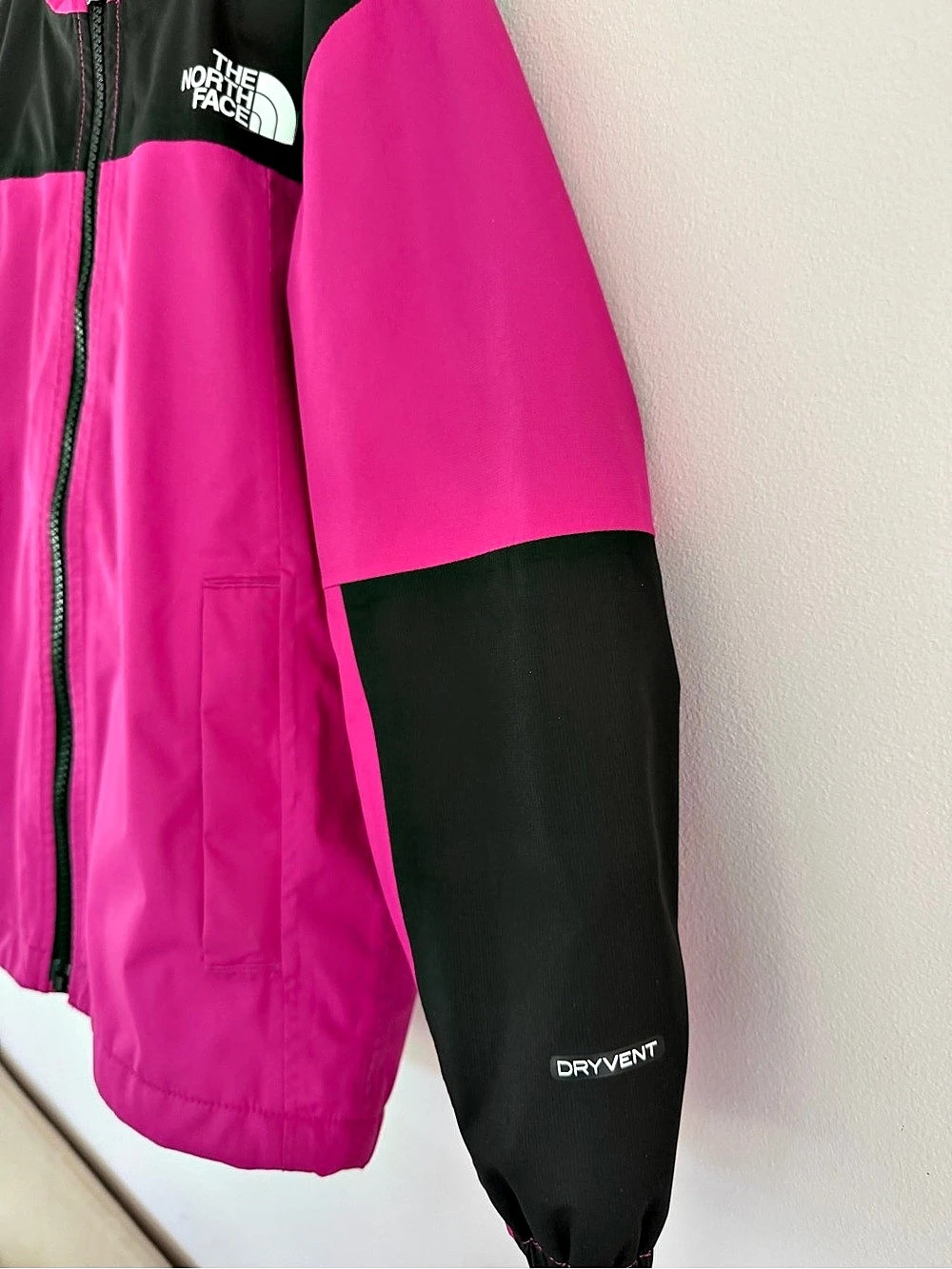 The North Face Color Block Hooded Rain Jacket